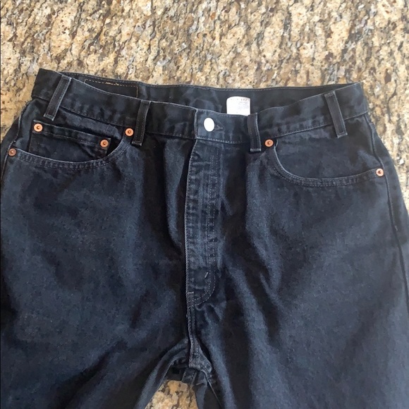 Levi’s 505 Straight Fit Men’s 36x30  Black - Picture 7 of 10